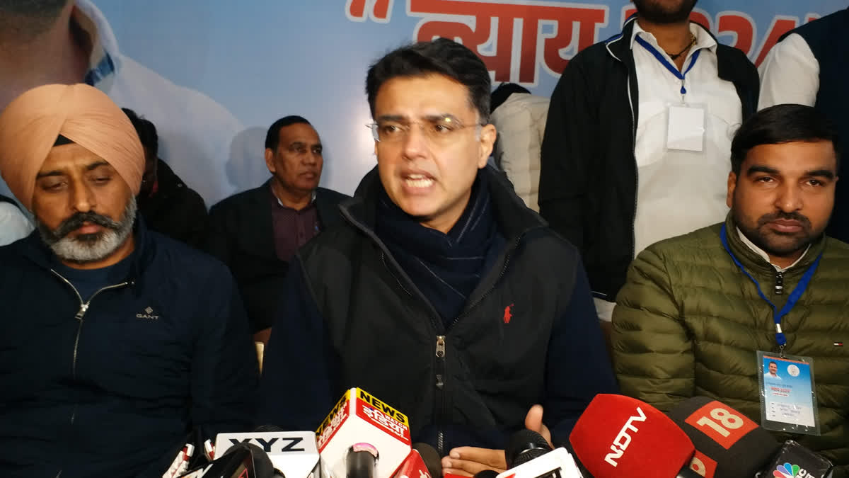 Congress Leader Sachin Pilot targets BJP