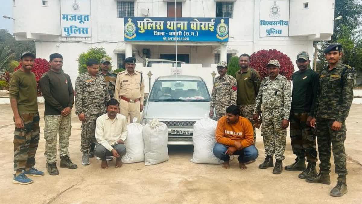 Ganja smuggler arrested in Dhamtari