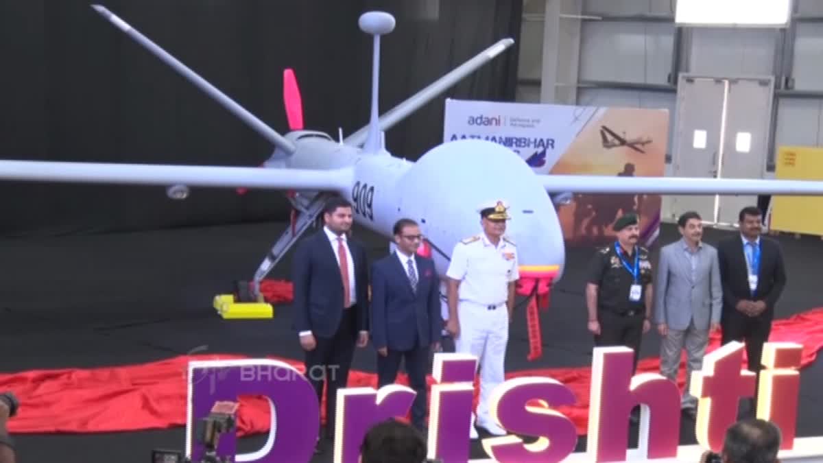 'Drishti 10 Starliner', India's first indigenously manufactured UAV, flagged off by Navy Chief