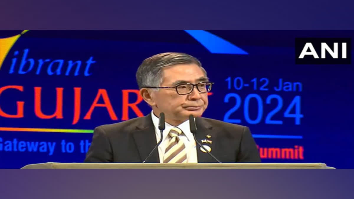 Maruti Suzuki's investment plans unveiled at Vibrant Gujarat Global Summit 2024 Read more At:  https://aninews.in/news/business/business/maruti-suzukis-investment-plans-unveiled-at-vibrant-gujarat-global-summit-202420240110130302/