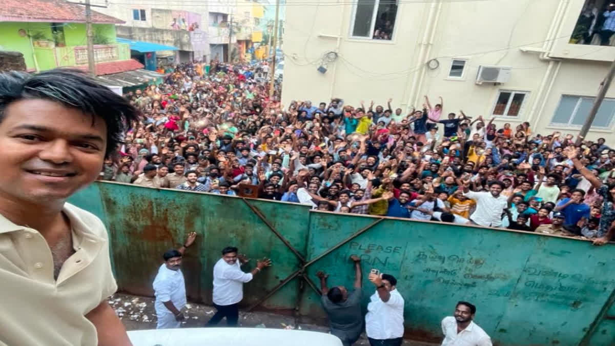 Vijay Selfie With His Fans