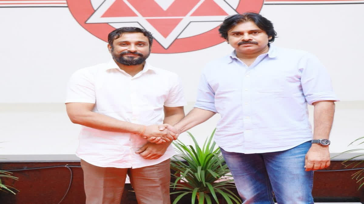 Ambati Rayudu met Janasena Chief Pawan Kalyan on Wednesday and had a three-hour discussion with him.