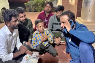 minister-santosh-lad-assisted-specially-abled-student-in-dharwad