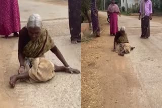 Karnataka Old woman