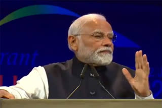 Prime Minister Narendra Modi during the inauguration of the Vibrant Gujarat Global Summit 2024 in 2024 said "We have set a goal of making India a developed country in next 25 years: PM Narendra Modi at Vibrant Gujarat Global Summit "