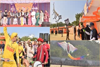 Kite Festival : રાજકોટમાં આંતરરાષ્ટ્રીય પતંગ મહોત્સવ, લોકોને જોવા મળી વિદેશીઓની આવી આવી પતંગો