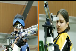 Indian shooters Nancy and Olympian Elavenil Valarivan pulled of brilliant performances in women's 10m Air Rifle securing gold and silver medals respectively at the Asia Olympic Qualifiers.
