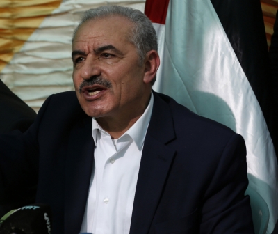 Palestinian PM Mohammed Ishtaye urges Israel to release deductions from tax transfer to PA