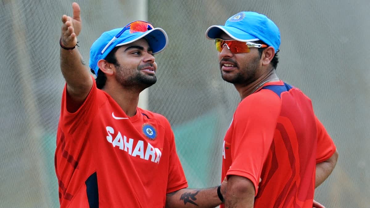 Virat Kohli and Yuvraj Singh