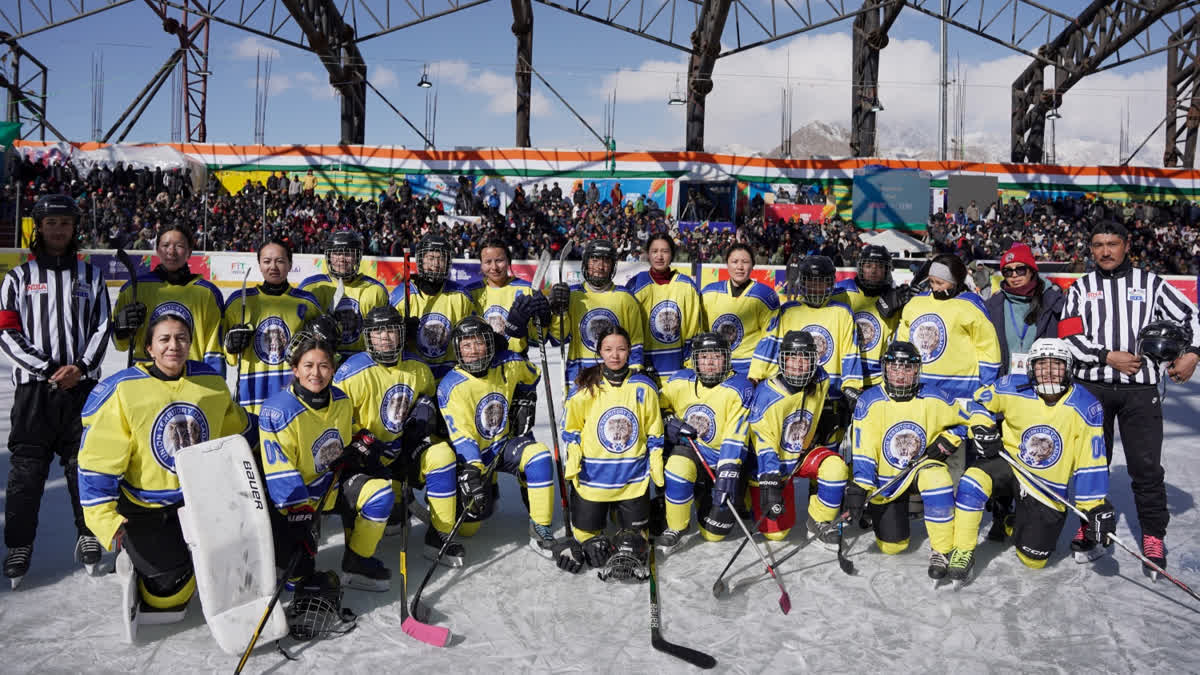 Ladakh Women In Ice Hockey