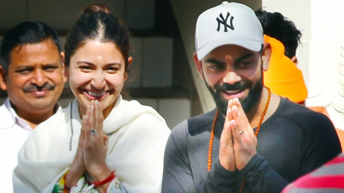 Anushka Sharma, Virat Kohli Visit Premanand Maharaj In Vrindavan With Kids, Seek Spiritual Blessings