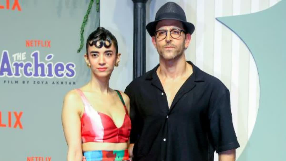 Hrithik Roshan with Saba Azad