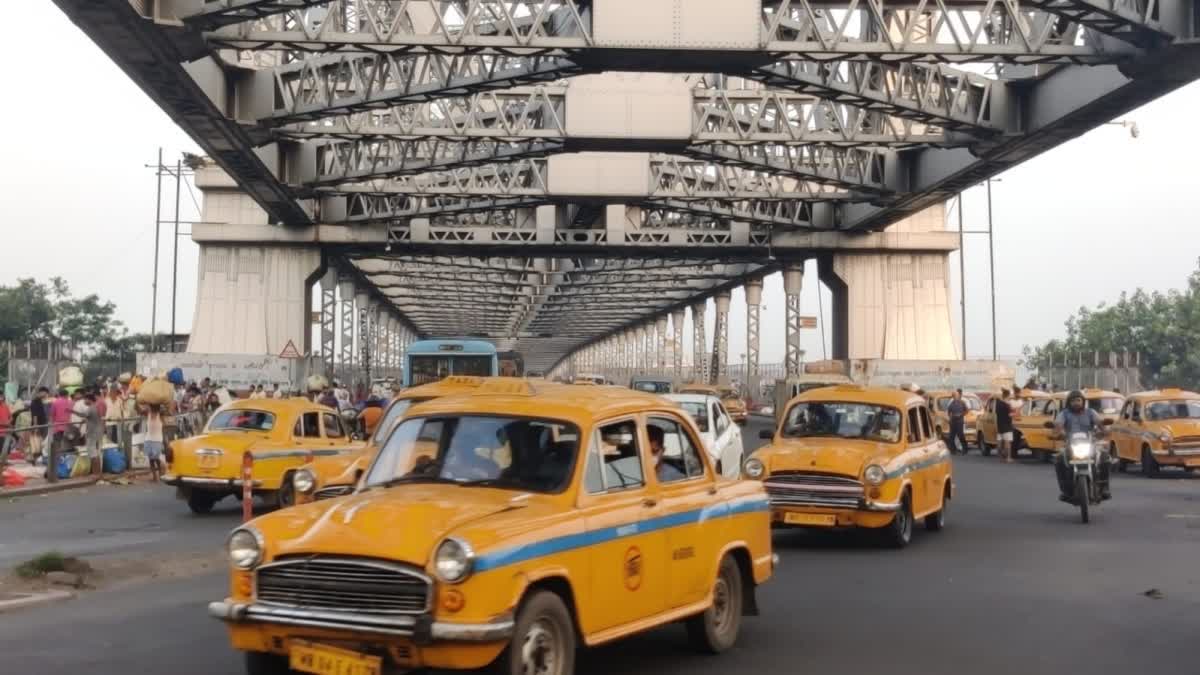 Yellow Taxi in Kolkata