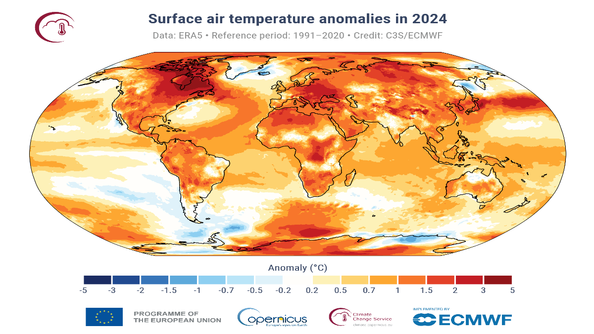 Earth Hottest Year 2024