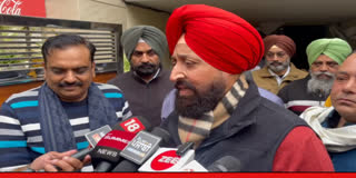 Leader of Opposition Partap Singh Bajwa reached the house of AAP MLA Kunwar Vijay Partap Singh