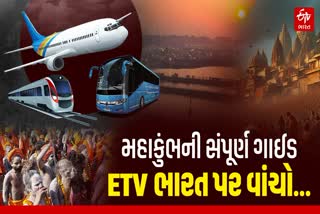 ચાલો જાણીએ મહાકુંભ નગર કેવી રીતે પહોંચવું.