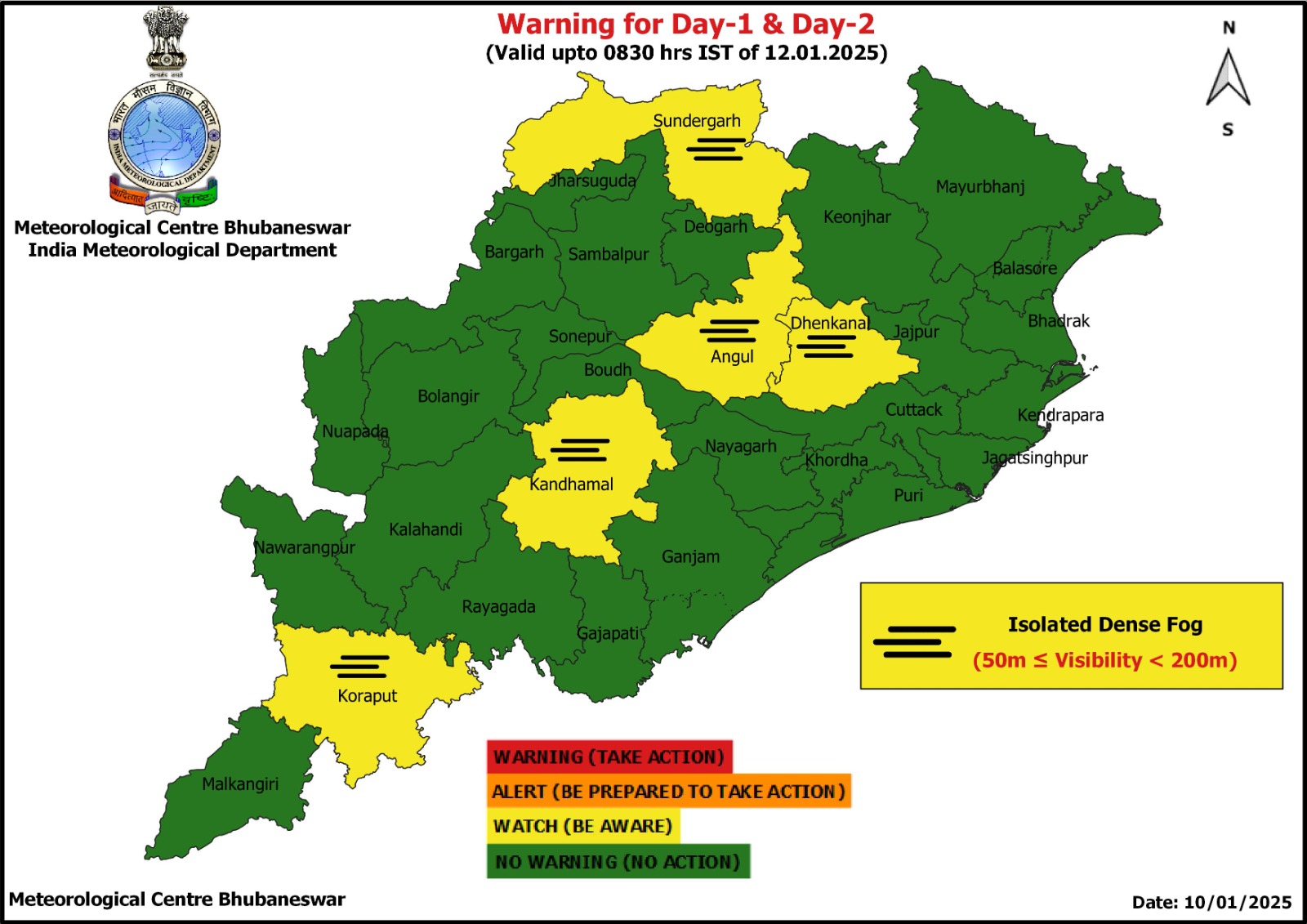 IMD On Odisha Weather