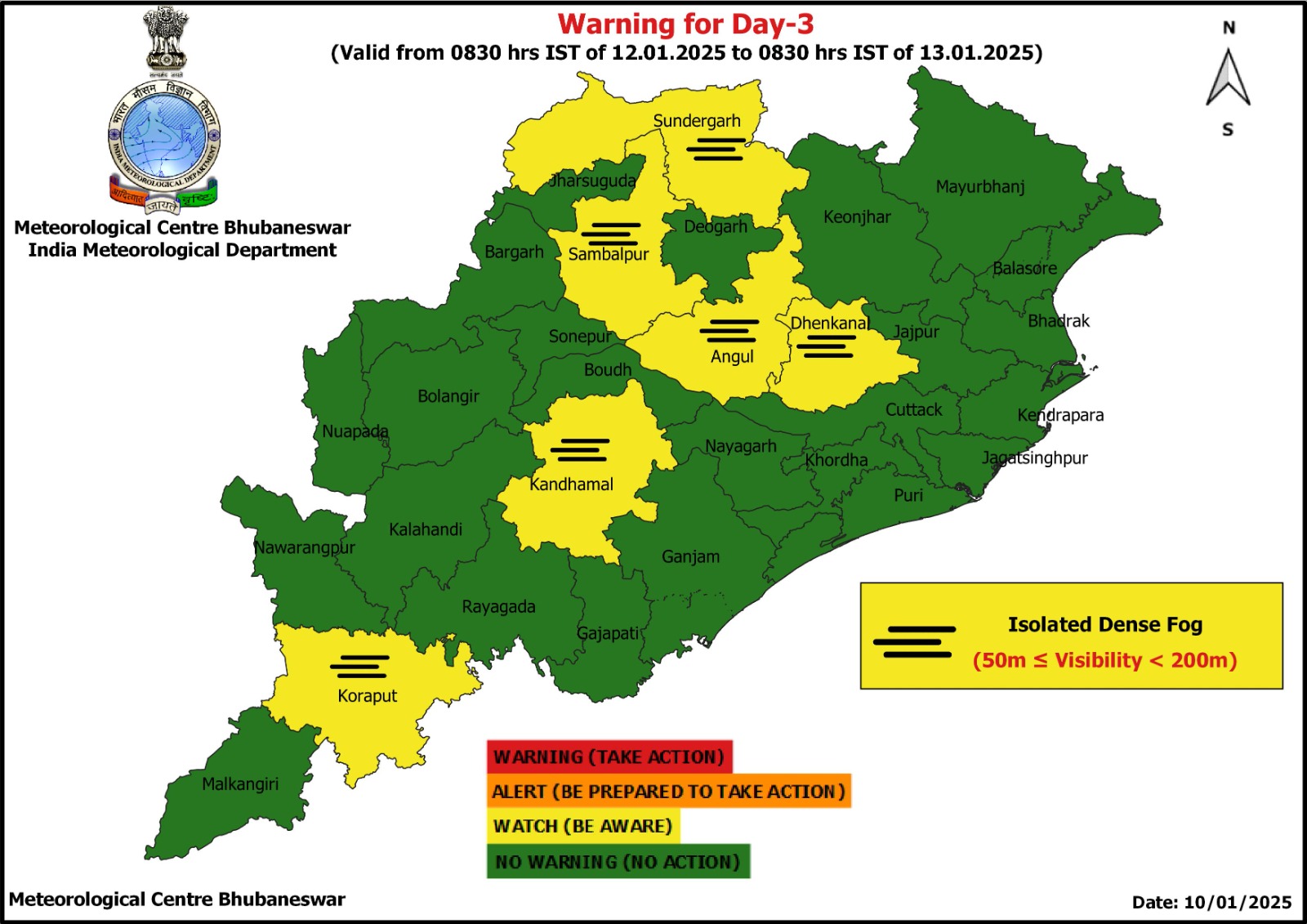 IMD On Odisha Weather