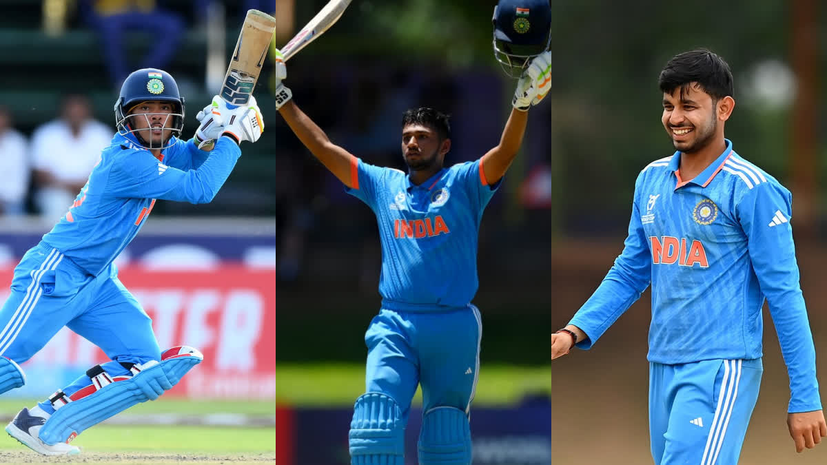 U19 World Cup POTM Award Nominees  Uday Saharan and Musheer Khan  Saumy Pandey  അണ്ടര്‍ 19 ലോകകപ്പ്  ഉദയ് സഹാറന്‍ സൗമി പാണ്ഡെ