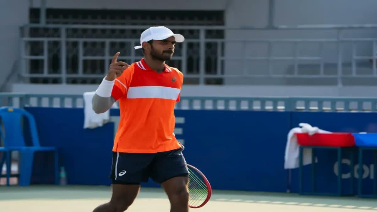 Sumit Nagal entered in the final of the Chennai Open on Saturday.