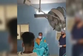 Pre-wedding shoot in the operation theater