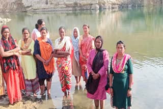 Women Protest In Chandrapur