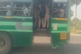 Non step bus in nellai