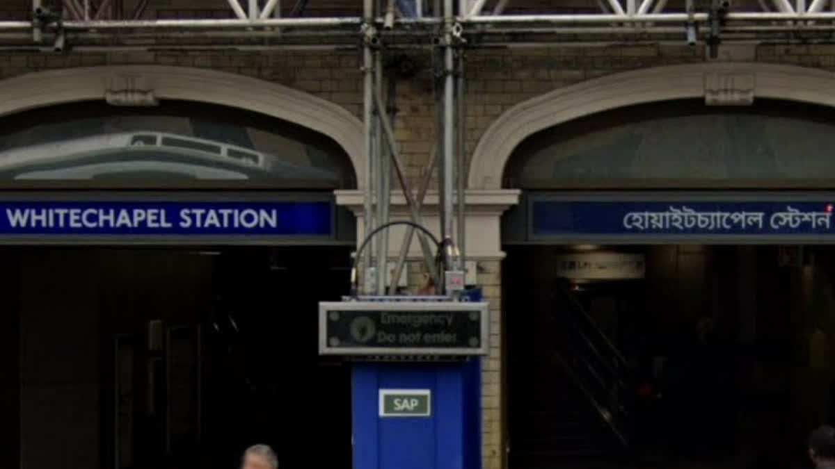 British MP, Rupert Lowe, took to his official X account and posted picture of dual language signboard at Whitechapel Station.