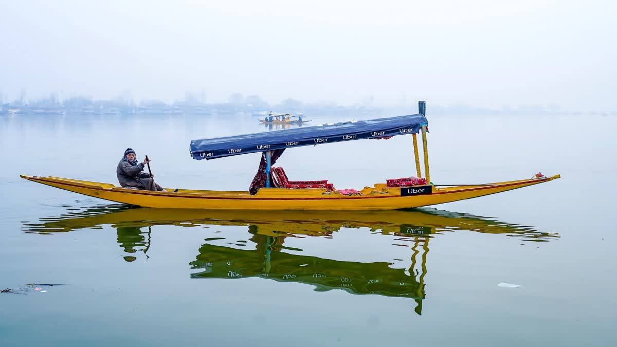 SHIKARA RIDES ON DAL LAKE SRINAGAR  TOURISTS ENJOY SHIKARA RIDES  മഞ്ഞിൽ പുതഞ്ഞ് കശ്‌മീർ  KASHMIR BEST TOURIST DESTINATION