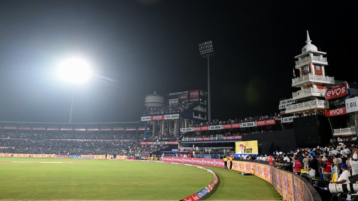 Cuttack stadium flood light fault