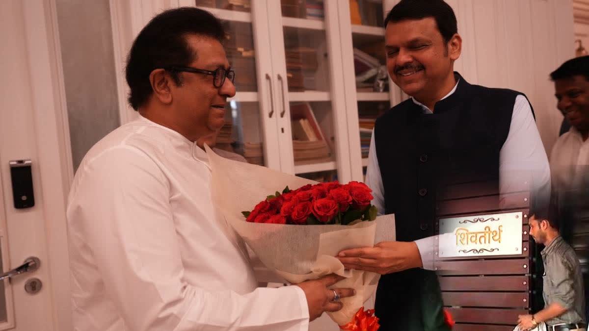 Raj Thackeray and Devendra Fadnavis meet