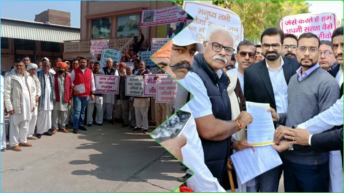 BISHNOI COMMUNITY PROTESTED