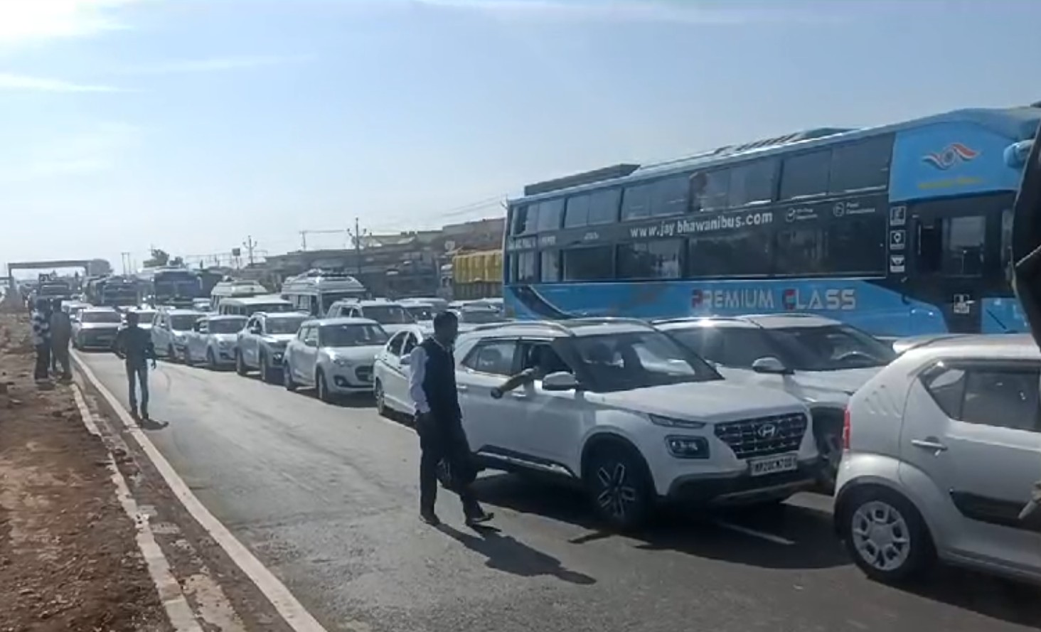 Longest traffic jam in indian history