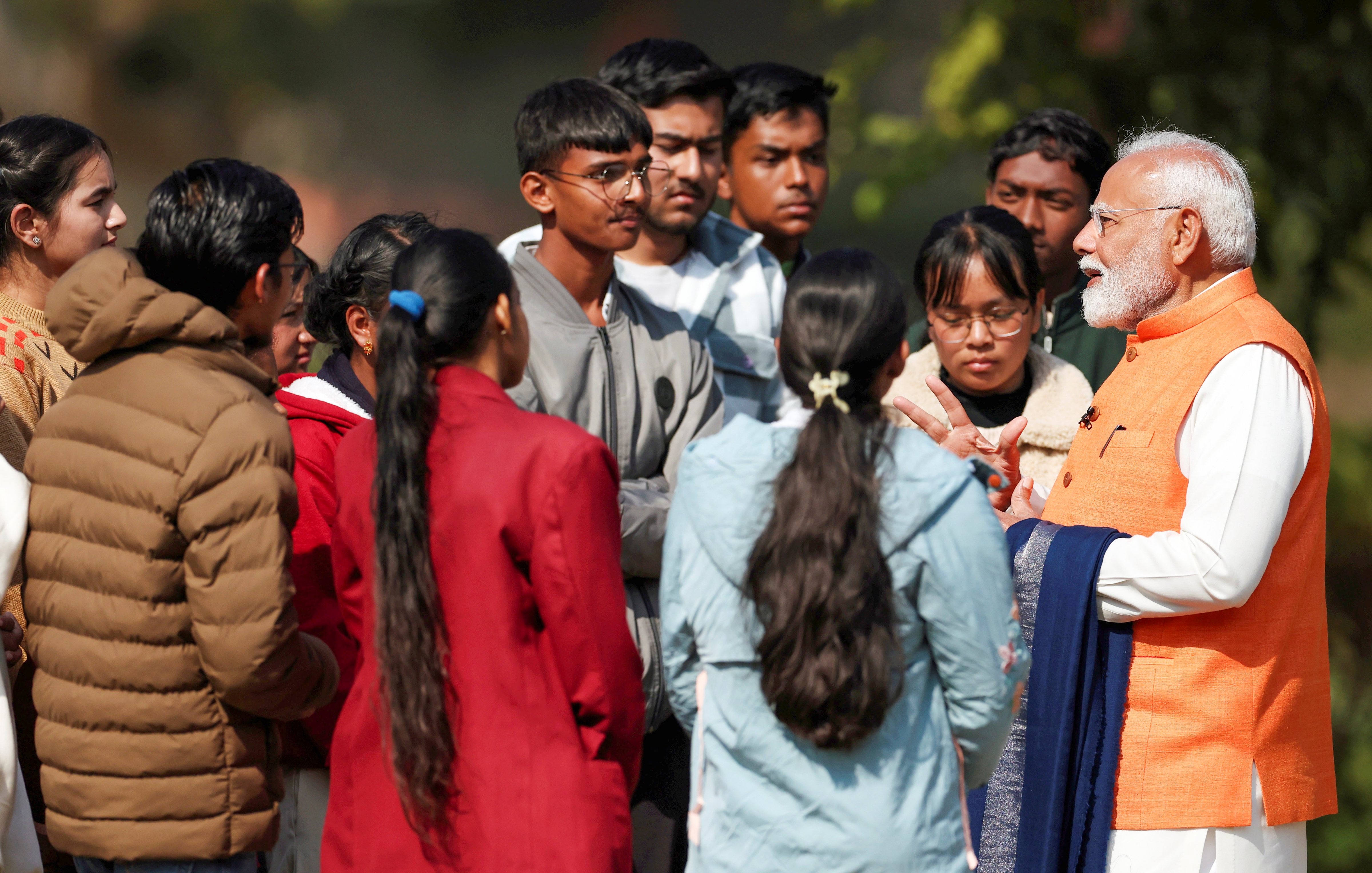 PM Modi tells students