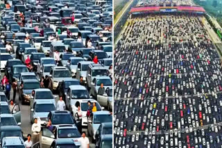 WORLDS LONGEST TRAFFIC JAM  TRAFFIC JAM BIGGER THAN KUMBH  MAHA KUMBH MELA 2025  MADHYA PRADESH NEWS