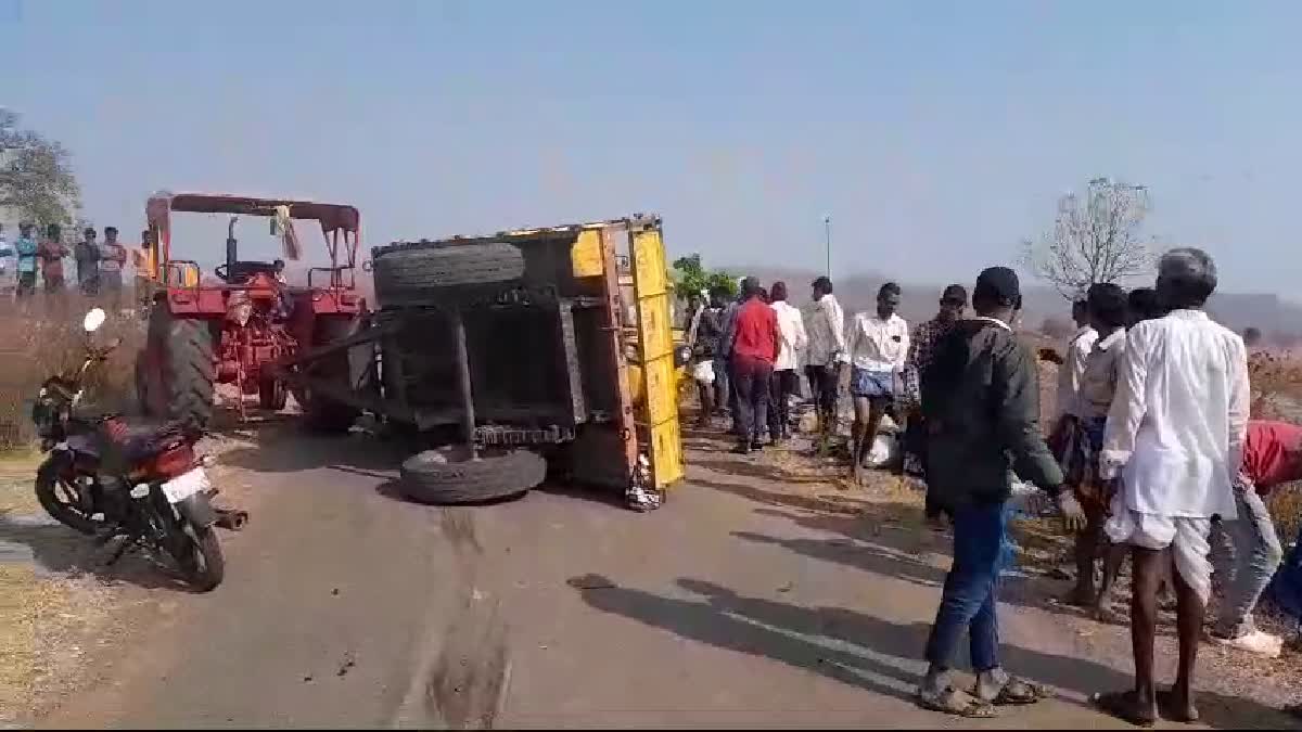 Road accident in Adilabad