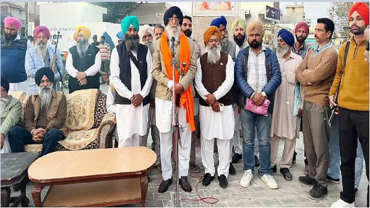 MP Simranjit Singh Maan made sangat darshan at village Badbar