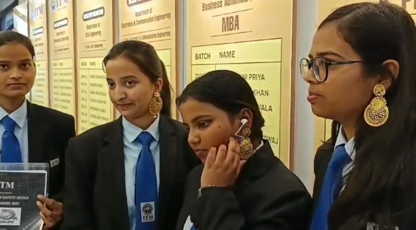 Btech Students Design Bluetooth Ear Rings