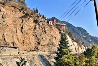 Kiratpur-Manali Fourlane Cutting in Mandi