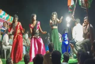 Recording Dance At Maha Shivaratri Celebrations in Nalgonda