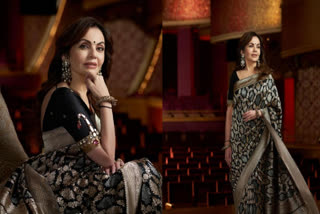 Nita Ambani stuns in Banarasi jangla saree at Miss World 2024