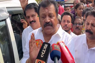 Suresh Gopi angry on BJP workers  Suresh Gopi  സുരേഷ് ഗോപി തെരഞ്ഞെടുപ്പ് പ്രചാരണം  തൃശൂര്‍