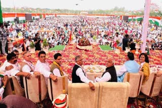 Congress rally in Faridabad