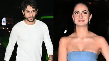 Ibrahim Ali Khan and  Palak Tiwar