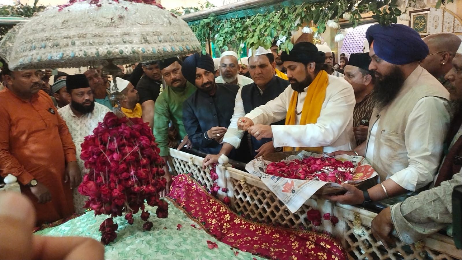 Punjab MP Satnam Singh Sandhu reaches Katni