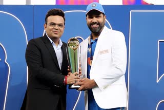 Jay Shah and Rohit Sharma