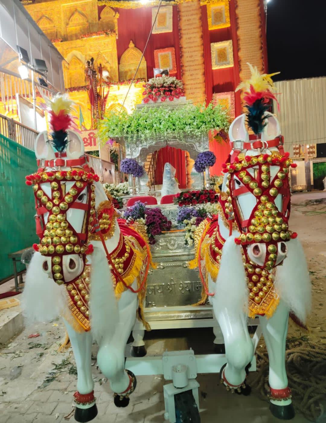 चांदी के रथ पर सवार होकर निकलेंगे बाबा श्याम