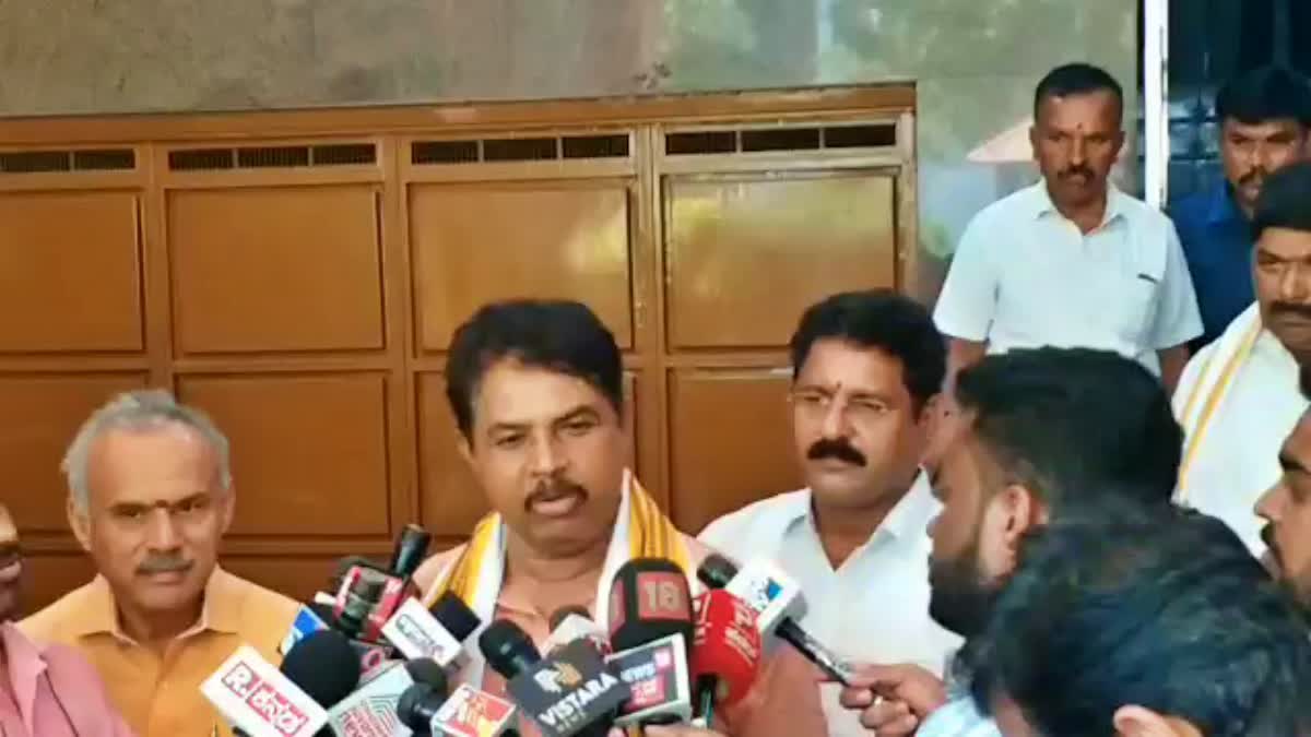 R. Ashok spoke to the media.