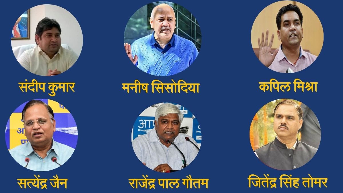 दिल्ली सरकार के मंत्रिमंडल से अब तक 8 मंत्री दे चुके हैं इस्तीफा