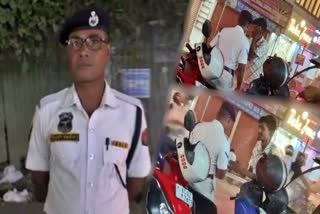 Nagaon SP order to reserve closed of the police constable who slapping a e-rickshaw driver in nagaon